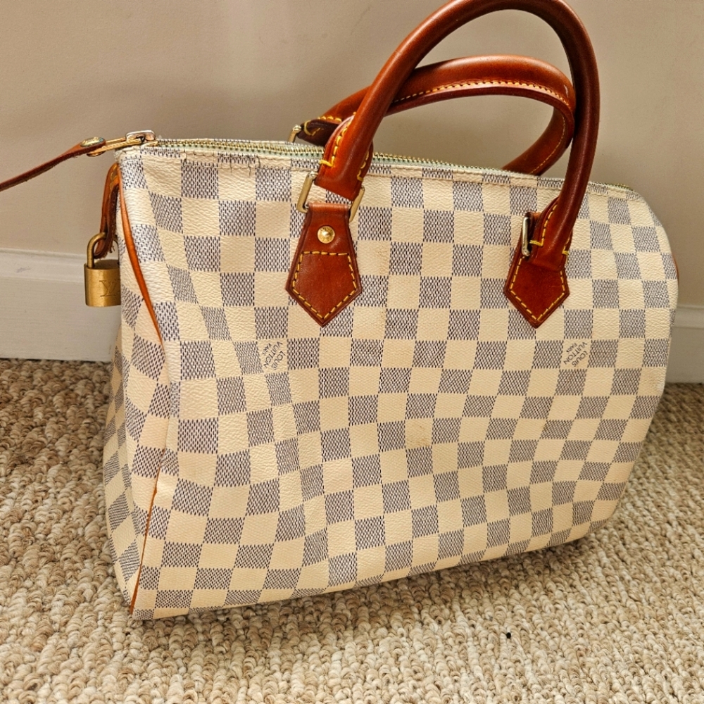 Authentic LOUIS VUITTON Azure 30 Speedy